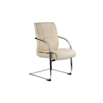 Fotel konferencyjny CorpoComfort BX-3345 Kremowy